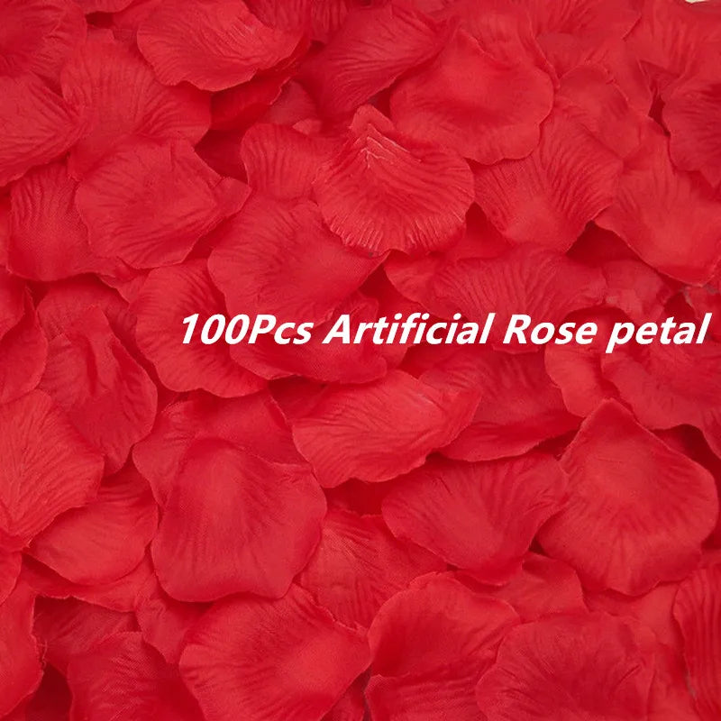 bougies led forme coeur pétale rose artificielle sans flamme veilleuse anniversaire mariage moderne décoratif
