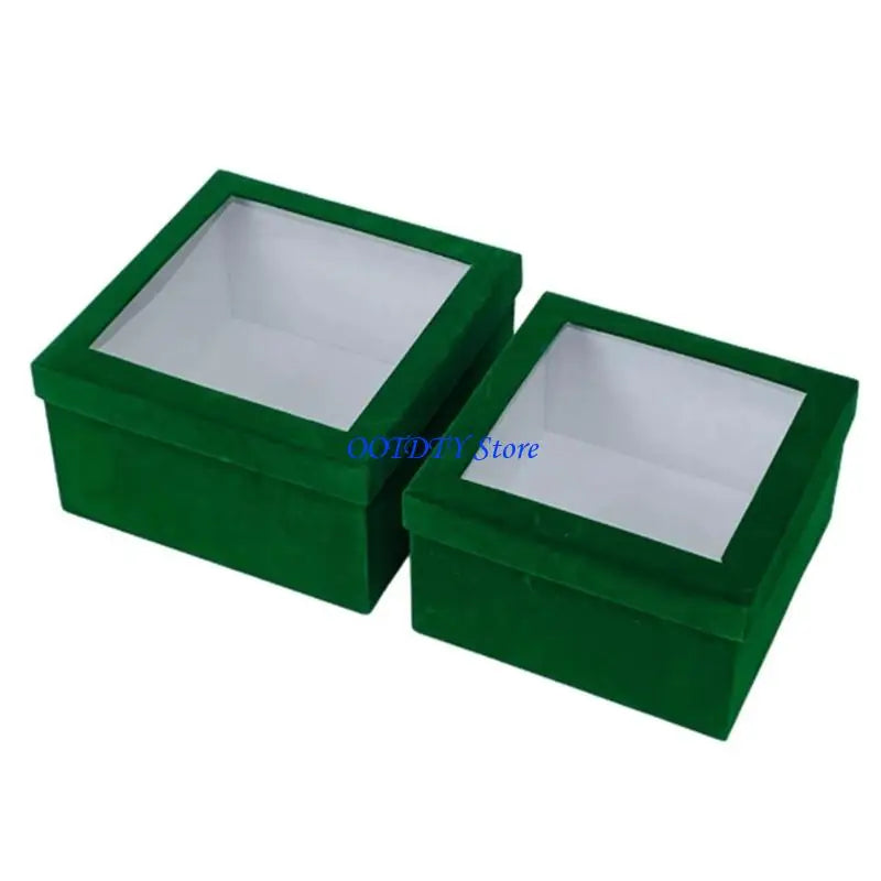 boîtes rondes mariage carreaux écossais rouge vert classiques bijoux écharpes laines