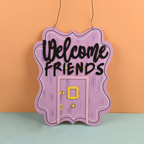 porte murale bois réaliste détails métalliques dorés serrure cadenas poignée miroir porte clés violet