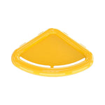 étagère salle bain rouge jaune moderne clips adhésifs pliable rangement angle