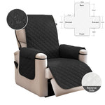 housses chaise gris beige quiltées boucles métalliques poche moderne lavable automne hiver
