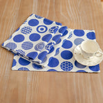 serviettes table imprimées branches oiseaux beige vert classiques respectueuses environnement pasteuriales 13x19 pouces