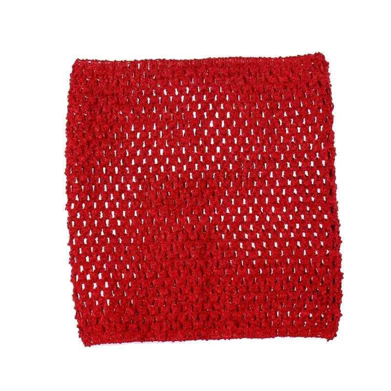 serviette crochet fait main motif rayures horizontales artisanale décoration maison enfant