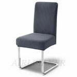 housse chaise marron clair jacquard polyester moderne protection extérieure intérieure mariage banquette