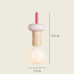Suspension lumineuse moderne bois naturel rouge beige blanc bleu marron plastique translucide