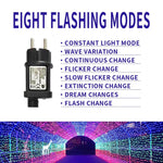 guirlandes lumineuses extérieures 100m 800leds multicolore flexible diy fêtes noel mariage