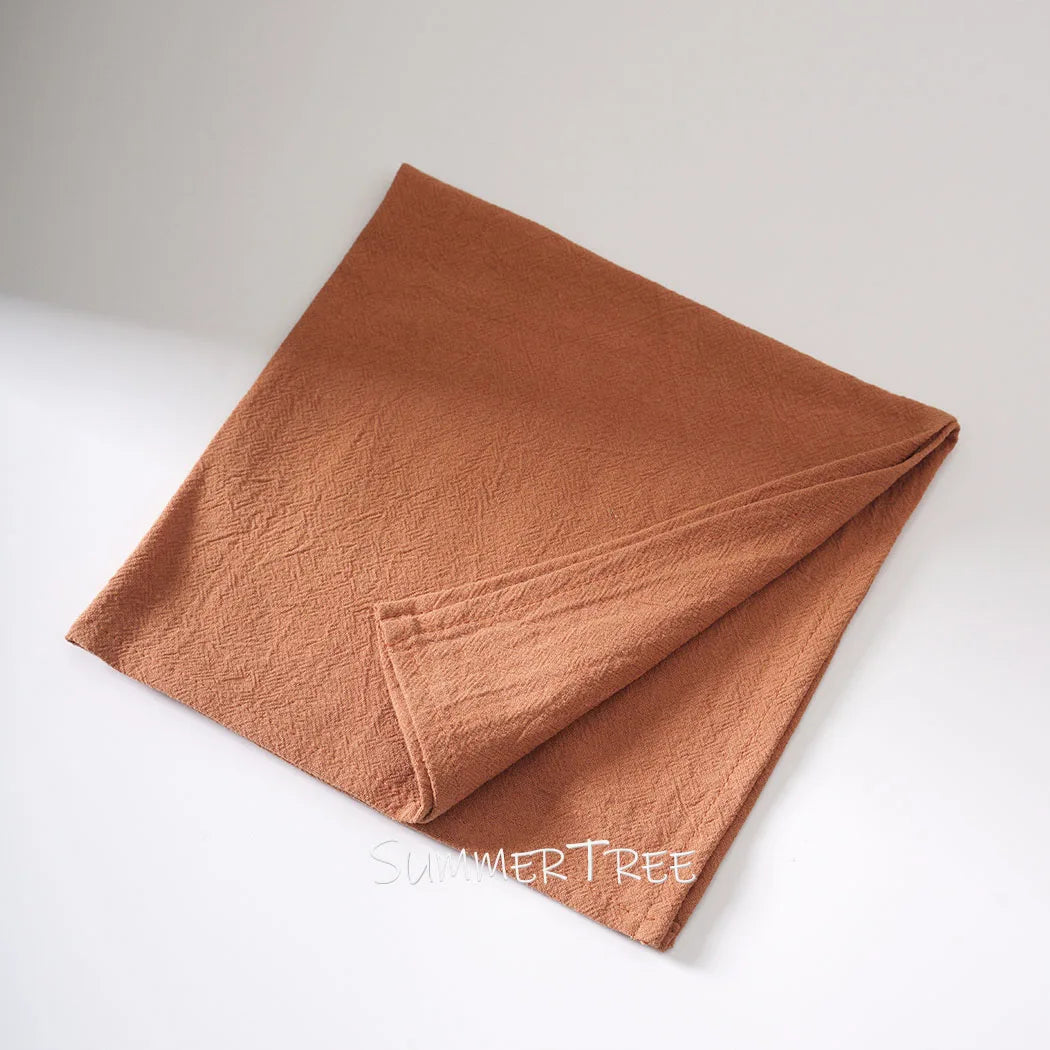 serviettes coton 40x40cm beige clair simple rustique réutilisables table maison party