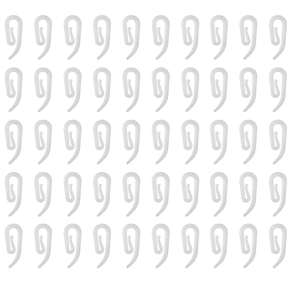 clips rideau blanc moderne opaques polonais accessoires volets attache fenetre crochets anneau suspension