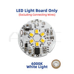 plaque led nuit blanc circulaire rechargeable controle tactile 3000k 6000k cct