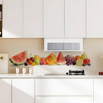 autocollant mural fruits été multicolore pastèque raisins adhésif vinyle résistant eau nature morte réaliste