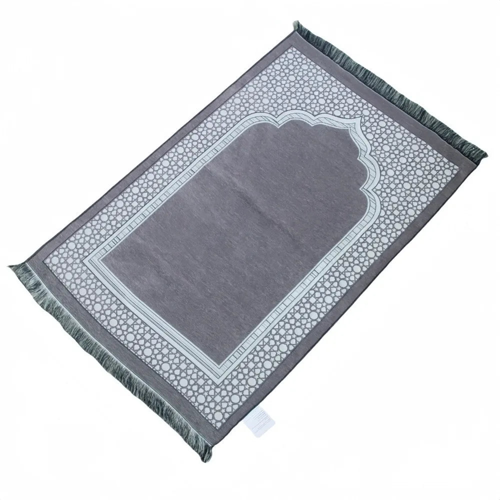 tapis prière violet géométrique moderne sans bpa pvc polyester chambre maison