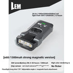 lampe torche gris métallisé rechargeable clips modernes écran led modes sélectionnable bluetooth