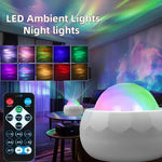 projecteur led blanc multicolore effet lumineux transparent moderne télécommande usb modes chambre enfantsDecoration