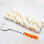 brosse peinture pratique brosse jaune rayée poignée orange clip métallique outil peinture décoration ensembles