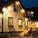guirlande lumineuse solaire 90 150 200 leds multicolore étoiles moderne extérieur festive noël patio