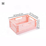 panier rangement pliable plastique perforé maison organisateur moderne