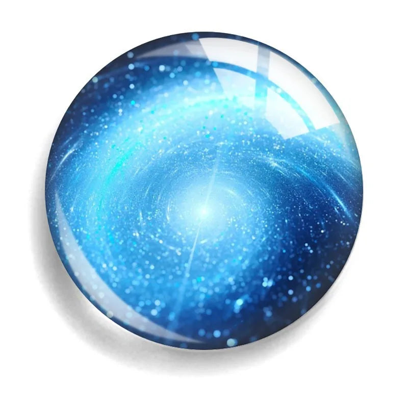 aimants réfrigérateur verre planètes galaxies nébuleuses adhésifs forts décoration moderne