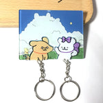 porte clés mural kawaii ours chien cœur rose décoration maison