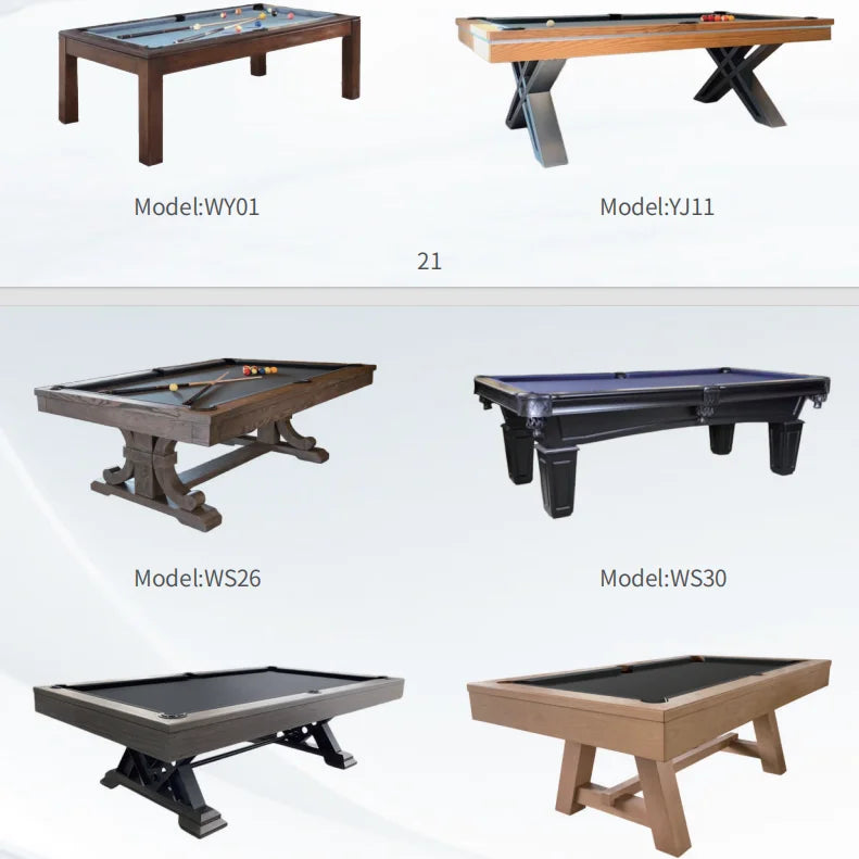 table billard transformable table manger ping pong 7ft 8ft 9ft ardoise bois cuir modernes