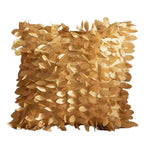 coussin décoratif moderne motif pétales blanc 42cm 42cm salon lit