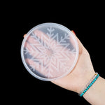 moulages silicones coquetiers transparents motifs fleurs dandelions geometriques decoration maison bricolage artisanal