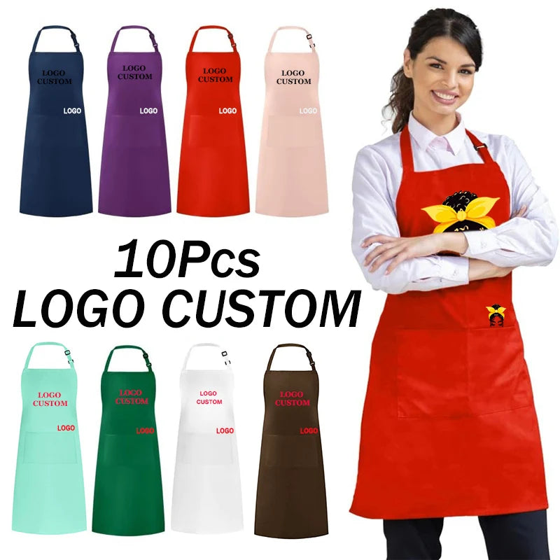 tablier personnalisable logo customisable couleurs bleu marine violet rouge rose clair vert blanc marron