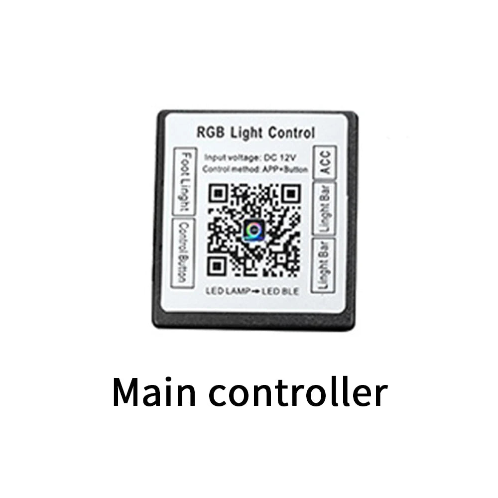 éclairage led ruban rgb 75cm 110cm contrôleur principal secondaire lumières.storage porte