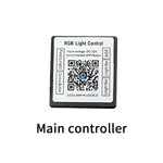 éclairage led ruban rgb 75cm 110cm contrôleur principal secondaire lumières.storage porte
