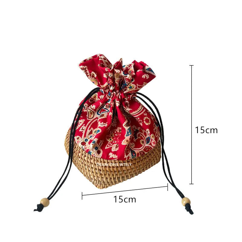 paniers rangement osier tissé naturel couvercle réutilisable respectueux environnement traditionnel artisanal