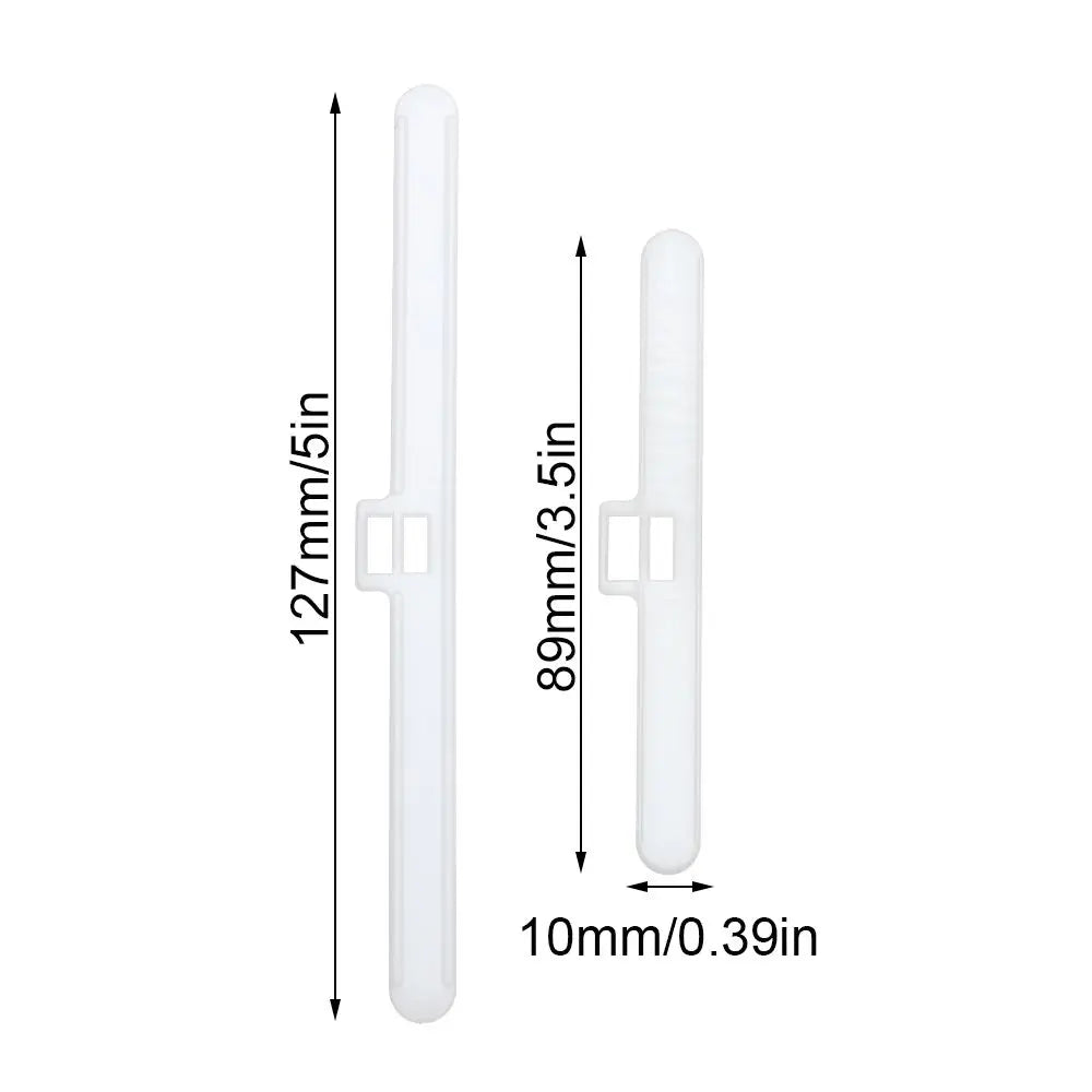 plaquettes rideau vertical blanc moderne clips remplacement suspension 127mm 89mm 10pièces