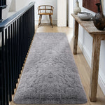 tapis doux uni polyester antidérapant résistant décoloration confortable gris blanc vert bleu moderne