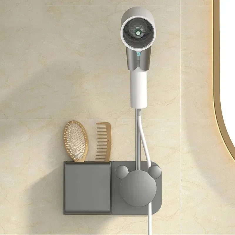 aspirateur mural gris moderne adhésif brosse peigne porte aspirateur