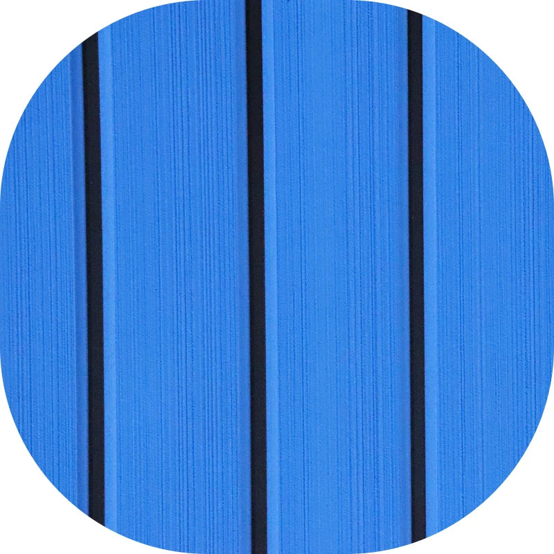 tapis sol bateau mousse éva antidérapant adhésif bleu noir rayures moderne surfextérieur