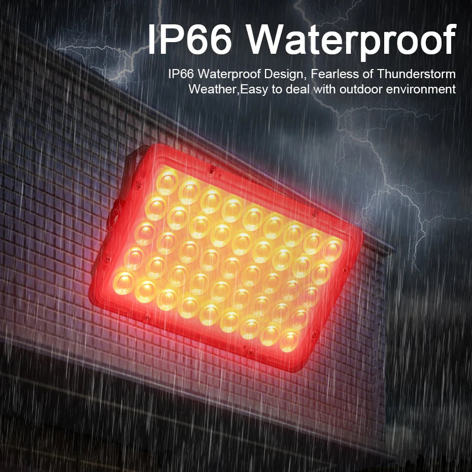 projecteurs led rgb exterieur ip66 moderne couleur variable ventilation aluminium télécommande