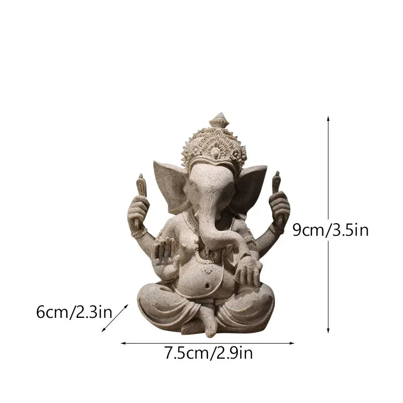 statues religieuses hindoues blanc texture granulée détails sculptés classique feng shui décoration intérieure