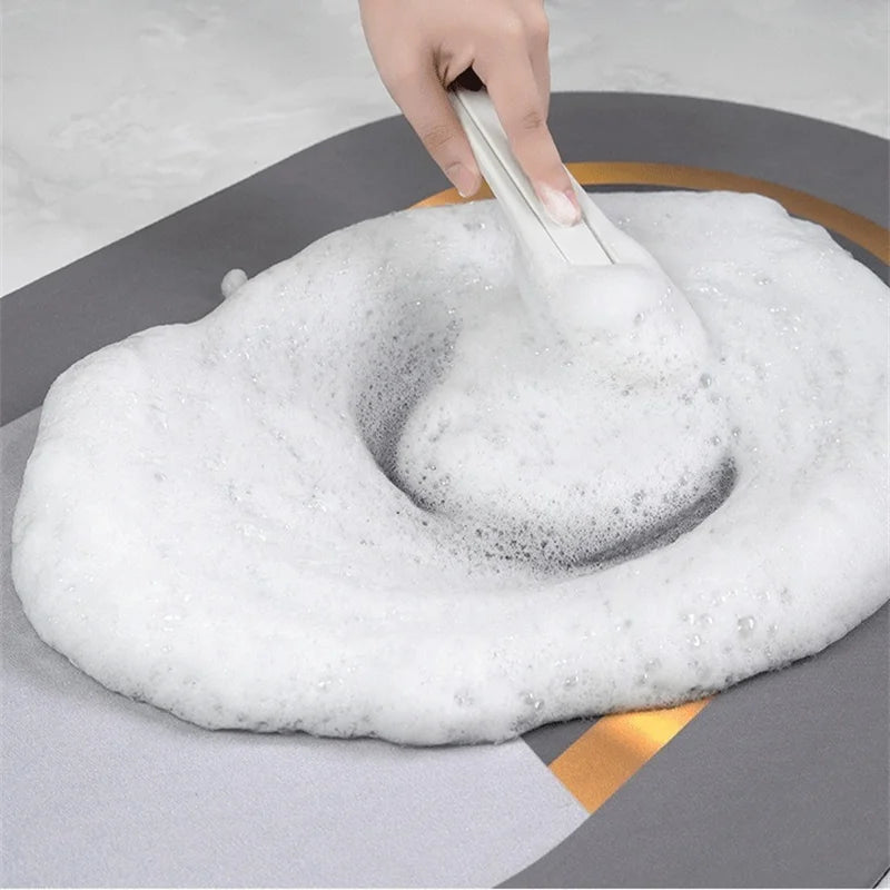 tapis cuisine absorbant antidérapant séchage vaisselle moderne texture tissée rectangulaire table