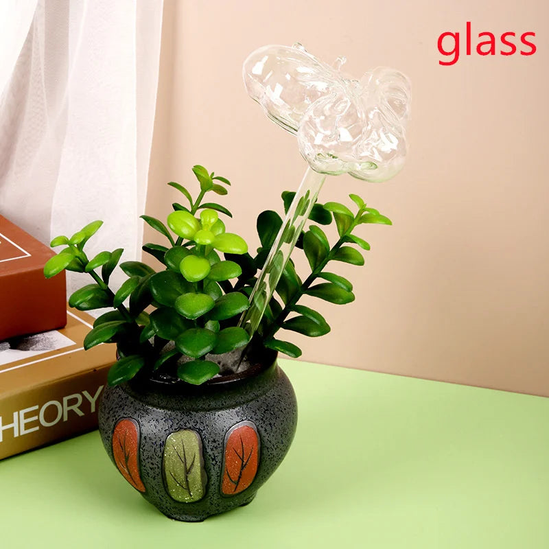 décorations plantes formes animales oiseau flamant sphères transparentes moderne vert orange rose bleuclair