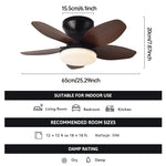 ventilateur led noir moderne télécommande certification rohs flux lumineux certifications ccc cem gs lvd