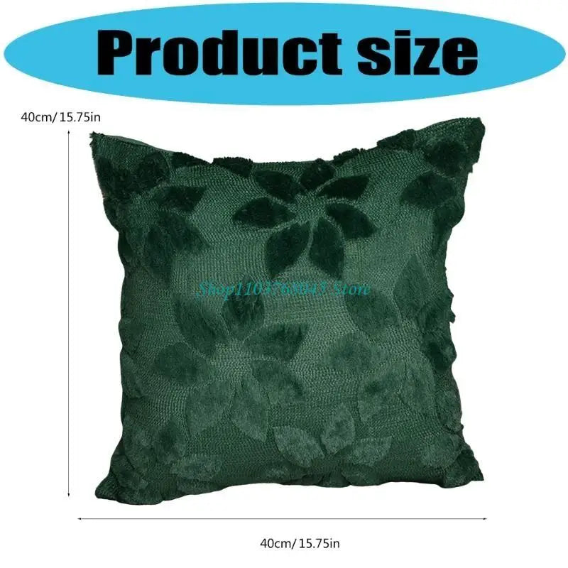coussin noel tissu eponge doré arbre moderne blanc decoration salon 40cm 40cm