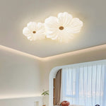 plafonniers moderne acrylique chrome plié blanc toucher interrupteur led couleurs réglables