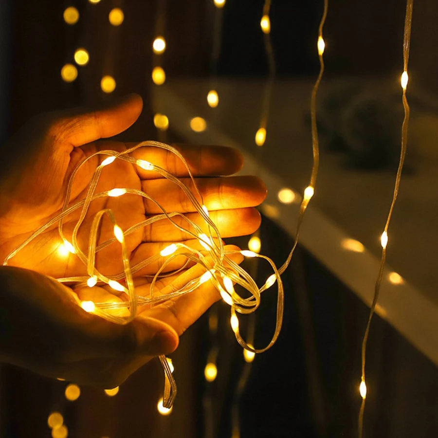 guirlande lumineuse led blanc chaud moderne 100 led 3m 1m controleur usb
