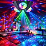 lampe disco moderne noire télécommande câble usb instructions éclairage scène divertissement nhà cửa