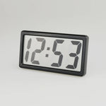 horloge numérique moderne minimaliste blanc noir affichage led piles ag10 incluses
