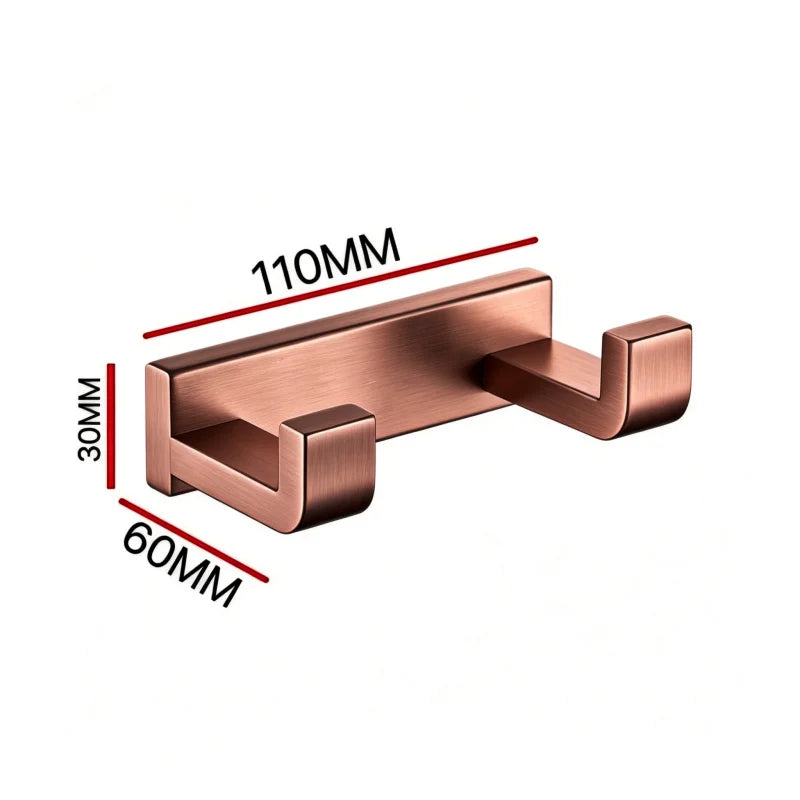 accessoires salle bain rose gold porte serviette barre porte savon porte papier moderne minimaliste