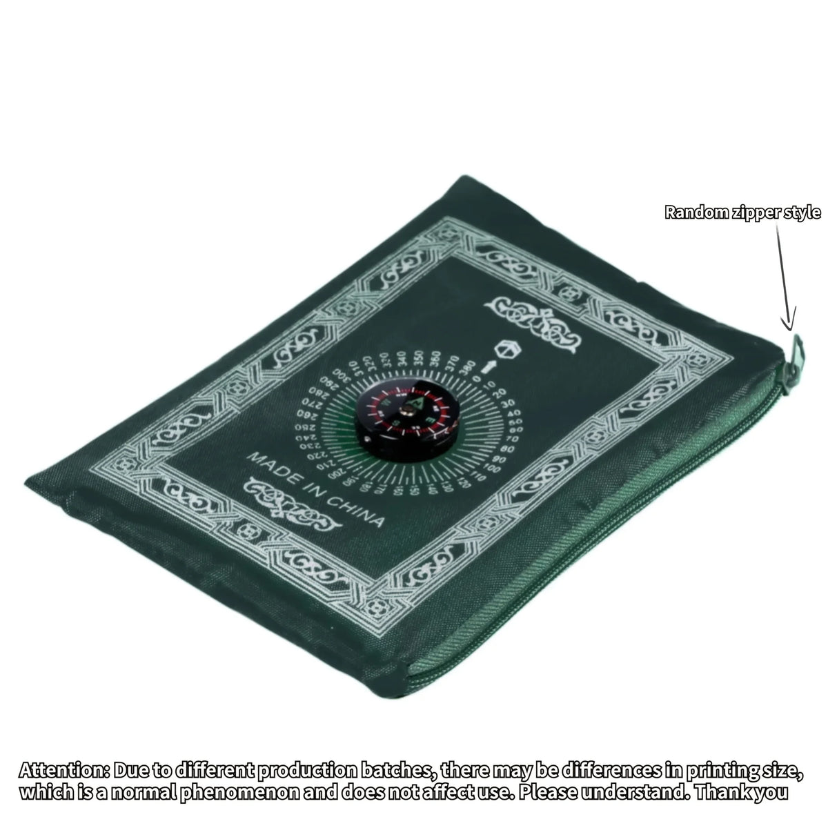 tapis prière rouge vert bleu noir ornements floraux moderne adultes