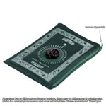 tapis prière rouge vert bleu noir ornements floraux moderne adultes
