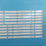 bandes led éclairage écran tv clips aluminium moderne blanc fixations led backlight