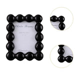 Cadre photo résine décoratif moderne blanc noir argenté table adultes unisexe
