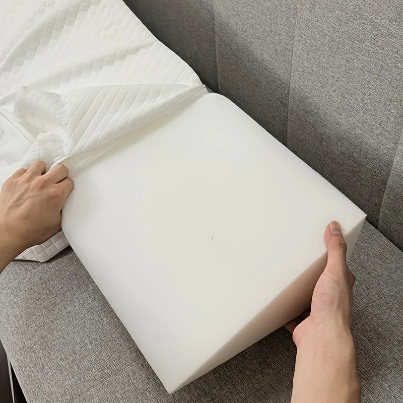 oreiller mousse mémoire forme coton polyester quilté moderne blanc gris réglable lit tête matelas