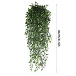 plantes artificielles suspendues vert feuilles fines moderne cordelette mariage anniversaire baby shower